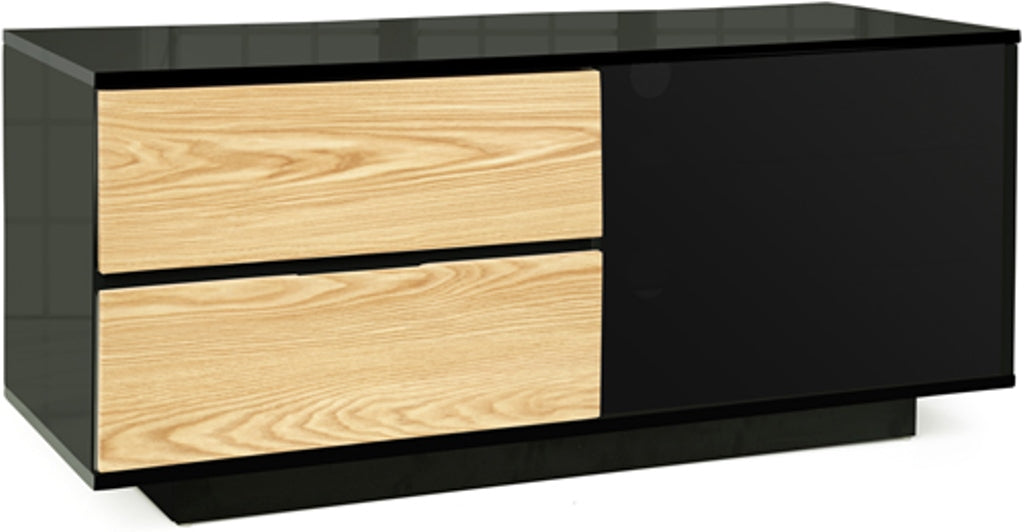 MDA Designs Gallus Ultra Black TV Cabinet for up to 55" Screens - Insta Living